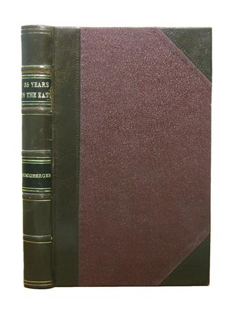 HONIGBERGER, JOHANN MARTIN. Thirty Five Years in the East. Vol. 1 (of 2). 1852 [i. e., 1905]